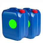 ChromaLabel 3-inch round fluorescent green inventory labels with color code dots, high visibility for warehouse organization, 100 labels