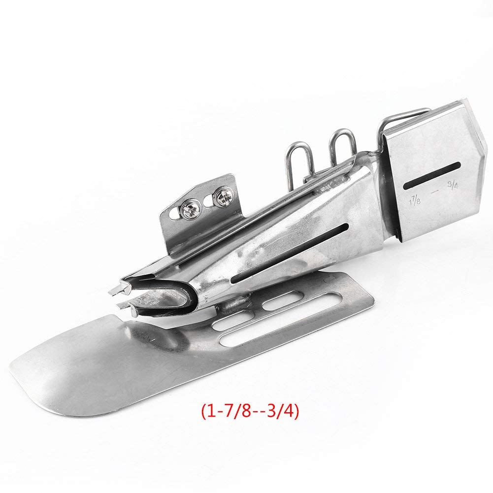 Industrial Sewing Machine Flat Seamer Folder Binding Attachment Tape (1-7/8"-3/4") 1-7/8"--3/4"