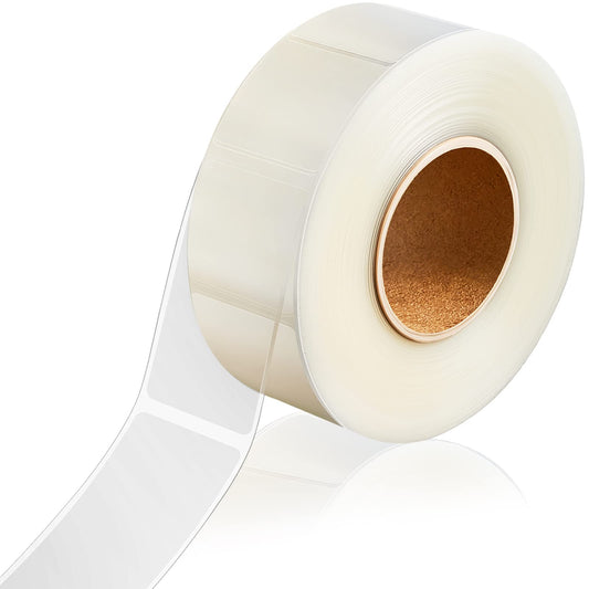 500 Pieces Clear Labels Label Protector Clear Stickers Wafer Seals Waterproof Labels for Protecting Barcodes, Numbers and Stickers(Rectangle,3.14 x 1.18 Inch) 3.14 x 1.18 Inch Rectangle