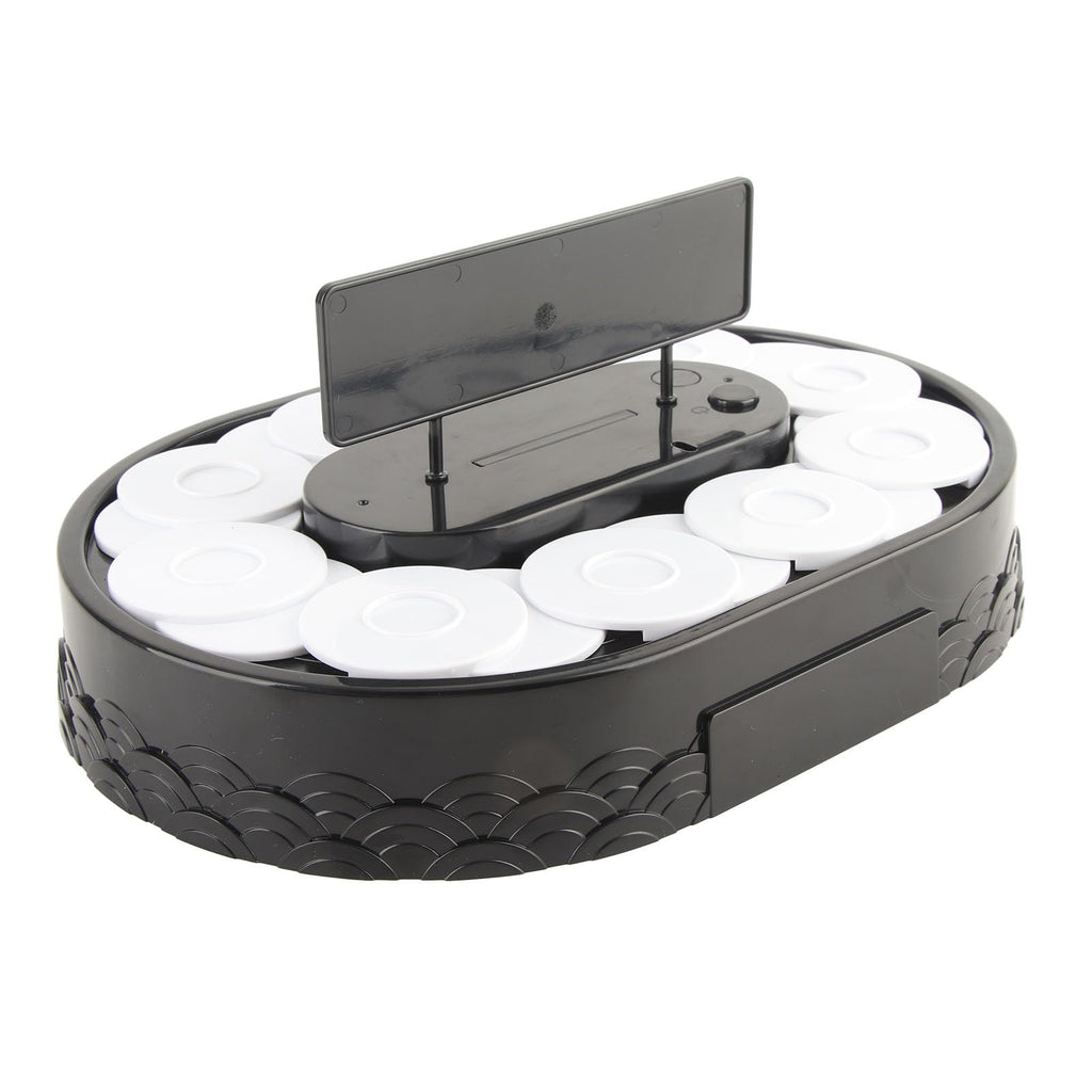 Rotary Sushi Machine, Automatic Rotating Table Display Stand Swing Tray Turntable for Sushi Dessert Cupcake (Sushi)
