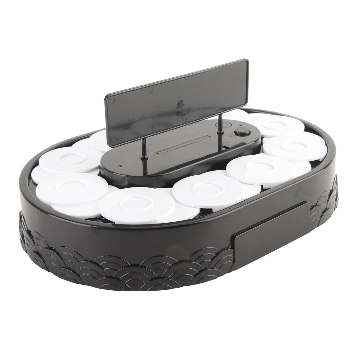 Rotary Sushi Machine, Automatic Rotating Table Display Stand Swing Tray Turntable for Sushi Dessert Cupcake (Sushi)