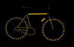RydeSafe Reflective Decals - Hexagon Kit - Large Yellow