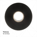 3M Scotchrap Vinyl Corrosion Protection Tape 50, Unprinted, 1 Roll, 1 in x 100 ft, Black, Flame Retardant, UV-Resistant