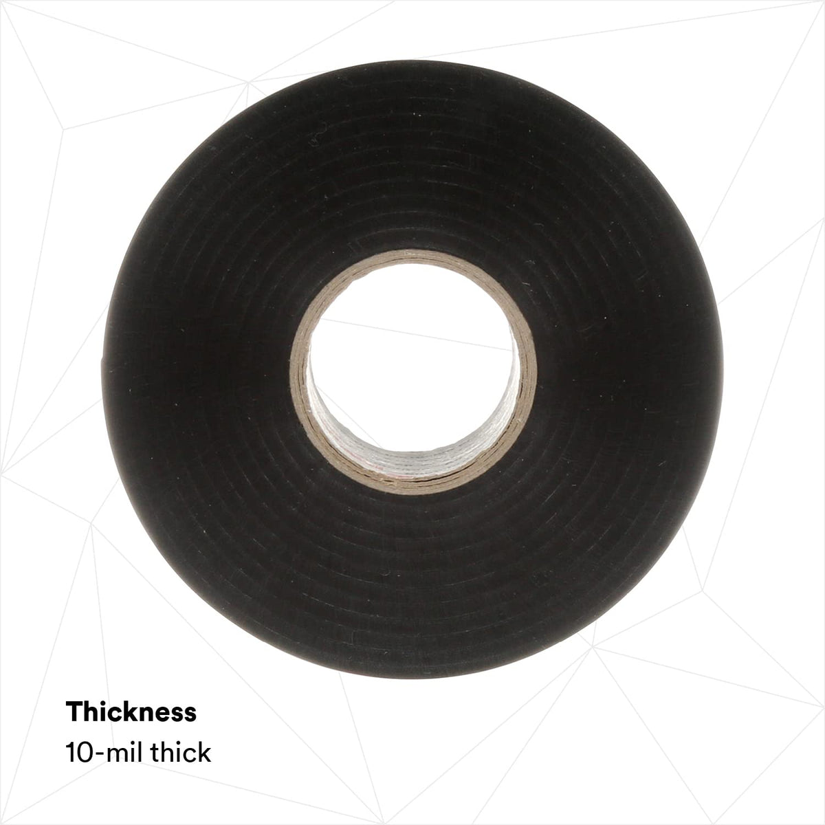 3M Scotchrap Vinyl Corrosion Protection Tape 50, Unprinted, 1 Roll, 1 in x 100 ft, Black, Flame Retardant, UV-Resistant