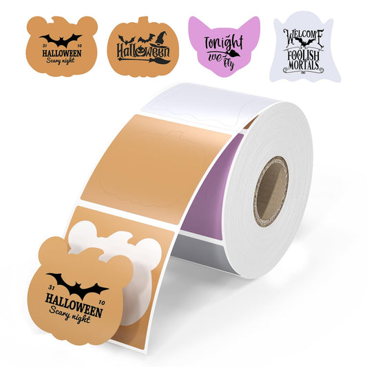 Holiday Thermal Labels Self-Adhesive Stickers for Packaging Name Price Label DIY Custom Logo Design Gifts Crafts Home Decor 2 inch Holiday Labels