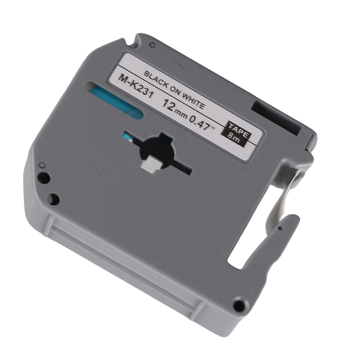 Jeffergarden 12mm Label Tape, PET Material Alcohol with Strong Adhesion for Label Printer PT 65 PT 70 PT 80