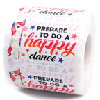 Funny Prepare to Do A Happy Dance Sticker,Cute Small Business Stickers for Mail Envelopes Shipping Package Packing 500 PCS