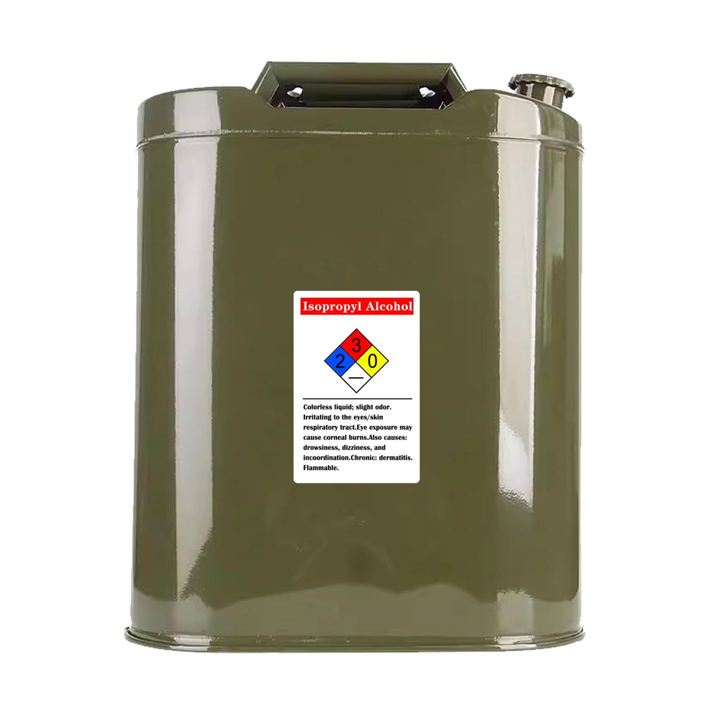 Isopropyl Alcohol Chemical NFPA Labels Hazard Labels 2 x 3 Inch Warning Sticker Chemical Vinyl Label 250 Pcs Adhesive HMIG Label with 4 Color Imprint for Identifying and Marking