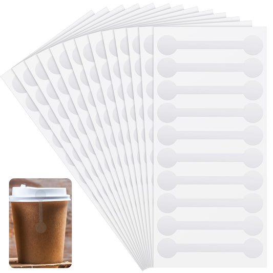 Fulmoon 100 Sheets 1000 Pcs Transparent Tamper Evident Labels 2.75 x 0.5 Inch Adhesive Clear Tamper Resistant Stickers Blank Proof Stickers for Packaging Sealing Food Drink Delivery Supply