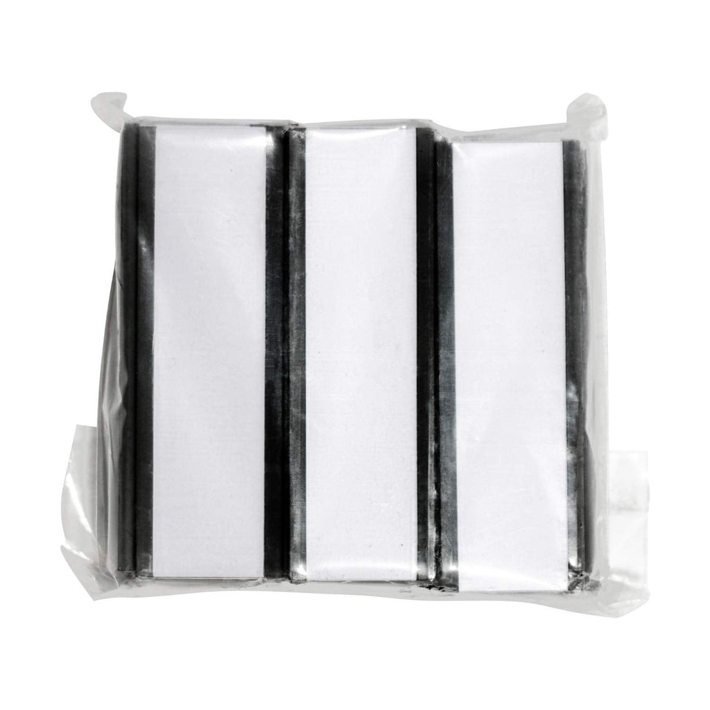 SmartSign Pack of 25 Magnetic"C" Channel Label Holders | 1" x 3" 1" x 3"