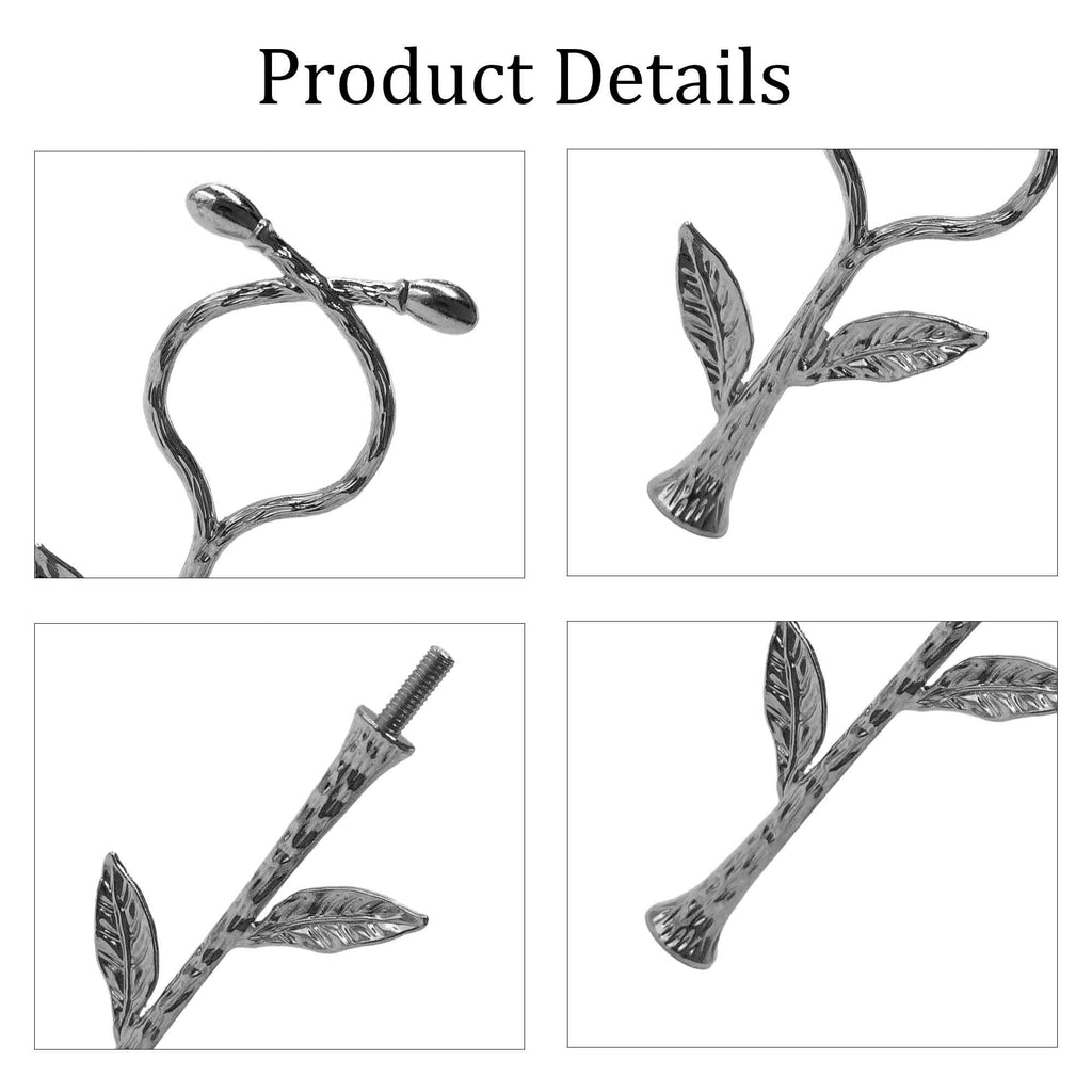 pson 2-Tier Cake Stand Hardware Kit, Vines Design Cupcake and Dessert Stands Tray Fittings for Weddings, Parties, Tea Gatherings(Silver) Silver,Vines