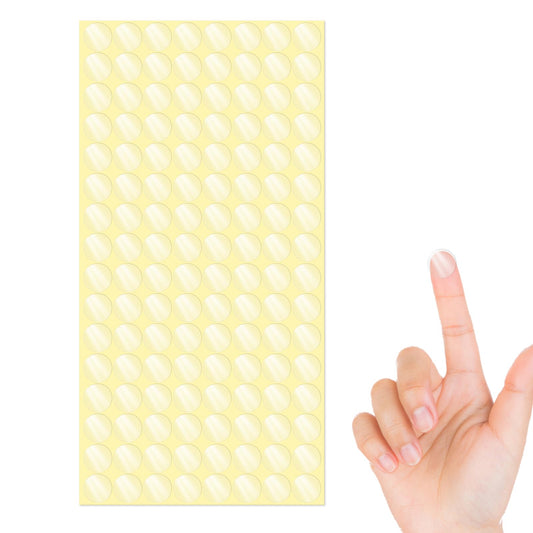 Transparent Dots Stickers Vinyl 0.6 Inch Self-Adhesive Round Clear Labels Waterproof Circle Wafer Decal for Seal Envelope Package Retail 1280 PCS 15mm