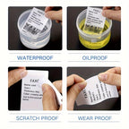 B21 Label of 3 Rolls White 40x30mm for NIIMBOT B1 B21 B3S Label Maker, Waterproof,Self-Adhesive Label Paper Office and Home Labeling Tape Replacement. 3Rolls-40x30mm