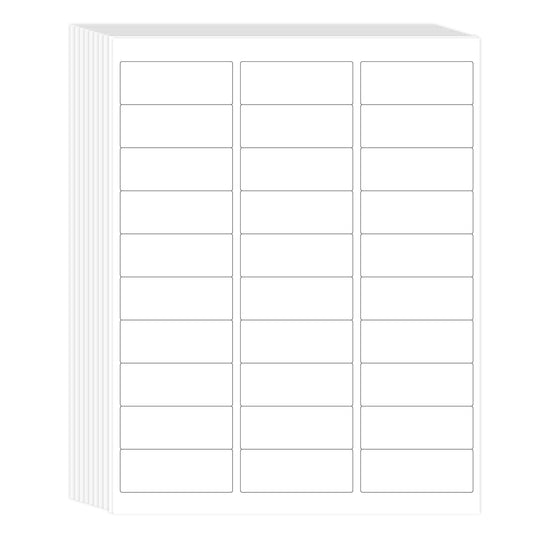 L LIKED Printable Address Labels, 1" x 2-5/8", 900 Labels, 30 per Sheet, Label Stickers for Envelopes (30 Sheets) 30 Sheets