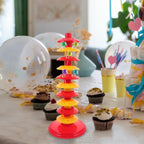 Lollipop Display Stand Tiered Candy Rack Display Stand for Retail Multi-Tier Lollipop Holder Organizer 12.59 X 5.51 X 5.51 in for Weddings Parties Shops 32.00X14.00X14.00CM