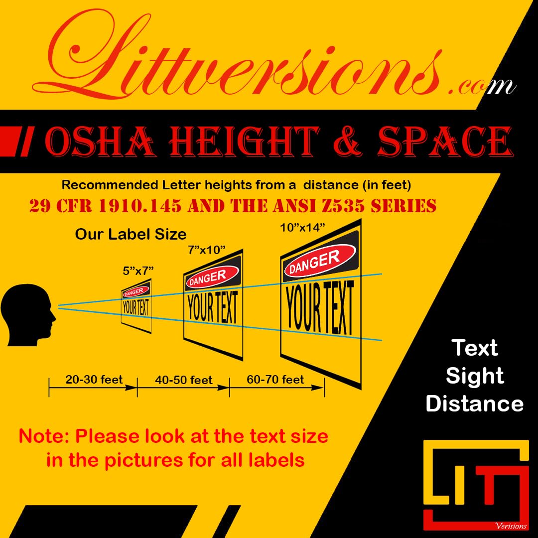 2 Pack 14"x10" Reflective Danger - Pesticide Insecticide Storage Area OSHA Warning Safety Hazard Label Sign Decal 6 mil Laminated Engineer Grade UV Protected ANSI NFPA46440 126956 Reflective Laminated 10" x 14"