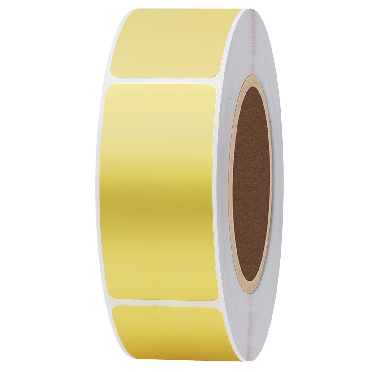 Hybsk 1x2 Inch Gold Color-Coding Labels Rectangle Inventory Organizer Identification Sticker 500 Labels Per Roll (1"x2", Gold) (Pack of 3) 1"x2" (Pack of 3)