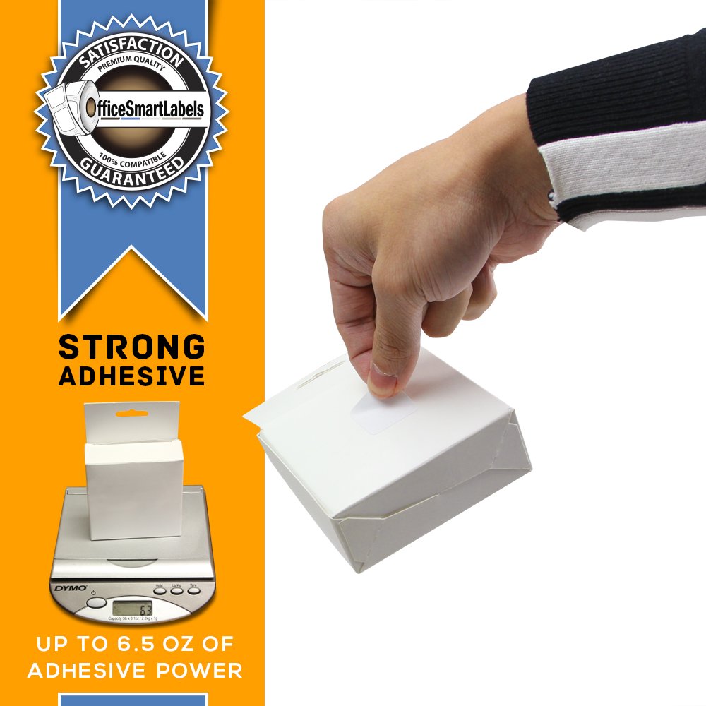 OfficeSmartLabels 1 x 1 inch Multipurpose Labels