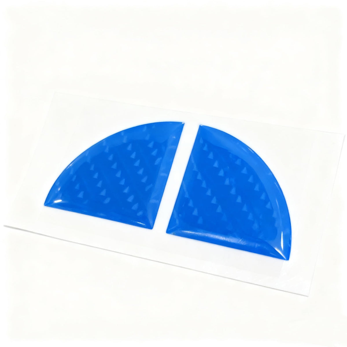 3D Epoxy Resin Sticker, Compatible with BMW Emblem,Blue Black Carbon Fiber Stickers, Two-piece Set with Front and Back Labels
