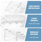 Buffet Risers, 4 Tier Display Risers,Food Risers for Buffet Table,Display Risers for Cake Shelves Retail (2pack) 2pack