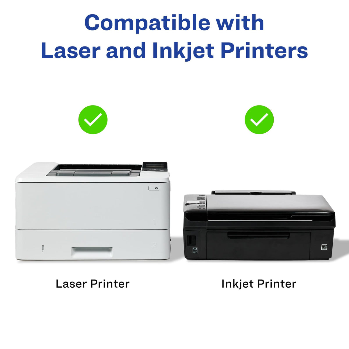 Avery Matte White Removable Arched Labels, Sure Feed Technology, Print-to-The-Edge, 4.75" x 3.5", 400 Removable Labels, Laser/Inkjet Printable 400 labels