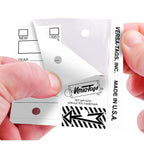 Versa-Tags White Self-Protecting Key Tags with Split Rings, 250-Pack 250 Tags Solid White