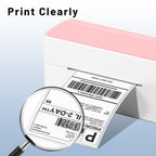 Phomemo 4X6 Thermal Labels - Shipping Labels, Thermal Printer Label, Roll Label for Shipping Label, Address, Mail, Compatible with Zebra, Munbyn, Rollo, Polono, Nelko, Pack of 500, White White-500 4x6-Roll