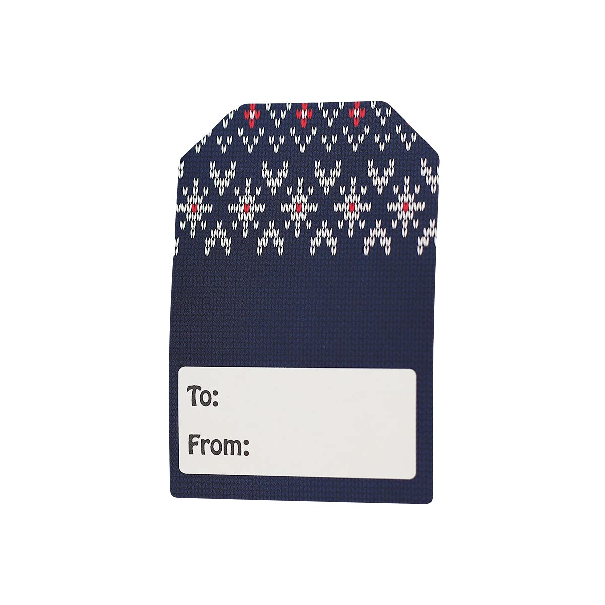 Christmas Sweater Holiday Gift Tag Stickers 2 x 3 Inch 100 Total Labels