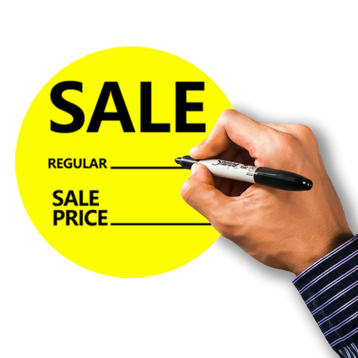 Regular Price Stickers,2 Inch Sale Price Sticker,Red Yellow Price Stickers for Retail Store,504 Pcs/Pack (Pack of 2) Regular (Pack of 2)