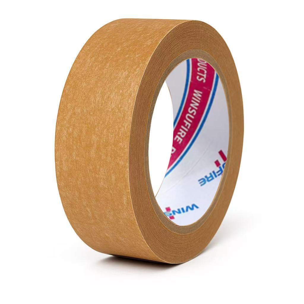 Eco-Friendly Brown Kraft Paper Packing Tape 2 Inch 30 Yards 6 Rolls
