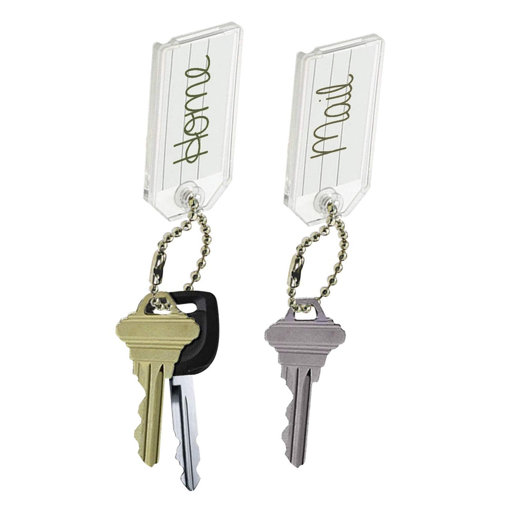 Lucky Line Key Tag w/Ball Chain Clear 100/box (2010010)