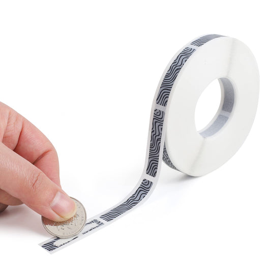 Scratch Off Sticker self-Adhesive Scratch Off Label 0.315x1.575inch 1000pcs/roll