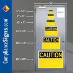 ComplianceSigns WARNING Arc Flash Shock Hazard Stickers, Appropriate PPE ANSI NFPA 70E Label Decal, 5x3.5 inch 4-Pack Vinyl for Electrical, American Made Safety Signs for the Workplace