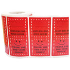 Quality Sealed Sticker,2 x 4 inch Tamper Evident Quality Seal Labels for Delivery Pick Up Catering Food Safety Stickers,Food Delivery Stickers(500 Pcs)