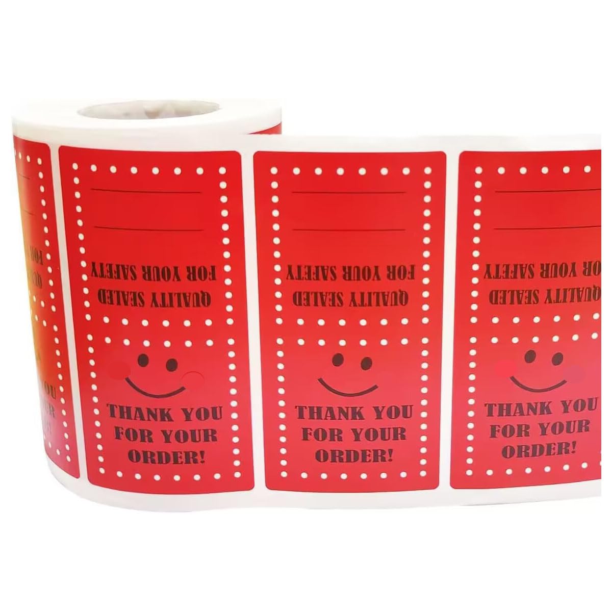Quality Sealed Sticker,2 x 4 inch Tamper Evident Quality Seal Labels for Delivery Pick Up Catering Food Safety Stickers,Food Delivery Stickers(500 Pcs)