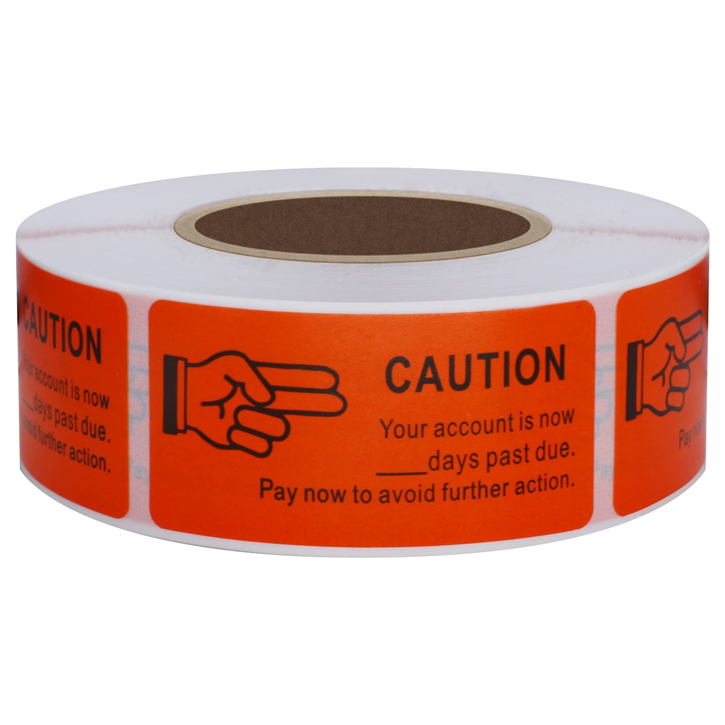 HYBSK 1 x 2 Inch Receivable Collections Stickers 3 Popular Labels 500 Labels Per Roll