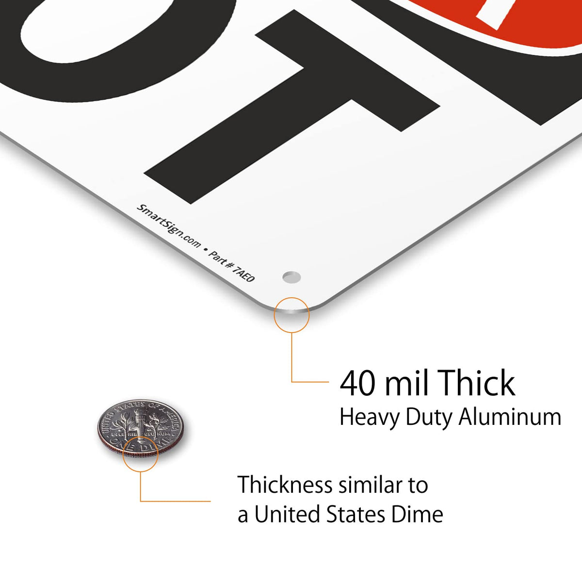 SmartSign "Danger - Hot" Sign | 7" x 10" Aluminum 7" x 10" Non-Reflective Aluminum