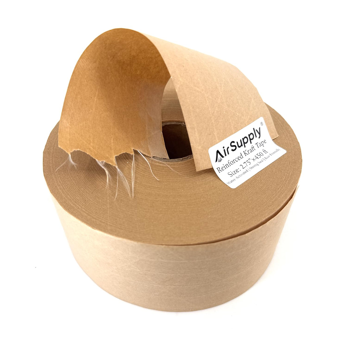 AIRSUPPLY 2.75 in x 450 ft Water Activated Reinforced Kraft Tape, 2 Rolls