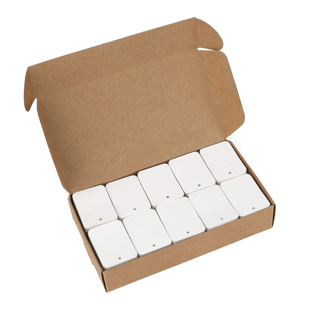 G2PLUS 1000 PCS Price Tags, 1.9 X 1.3 in White Paper Labels, Unstrung White Blank Rectangular 1.3x1.9 in
