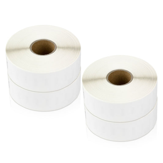 OfficeSmartLabels (1-1/8 x 3-1/2 inch) Industrial Grade Plastic Address Labels, Compatible with 1933081 & 30252 Labels (4 Rolls / 350 Labels Per Roll) 4 Rolls