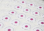Sinicmed Ethylene Oxide sterilization indicator label sticker on sterilization pouch for ethylene oxide sterilizer.
