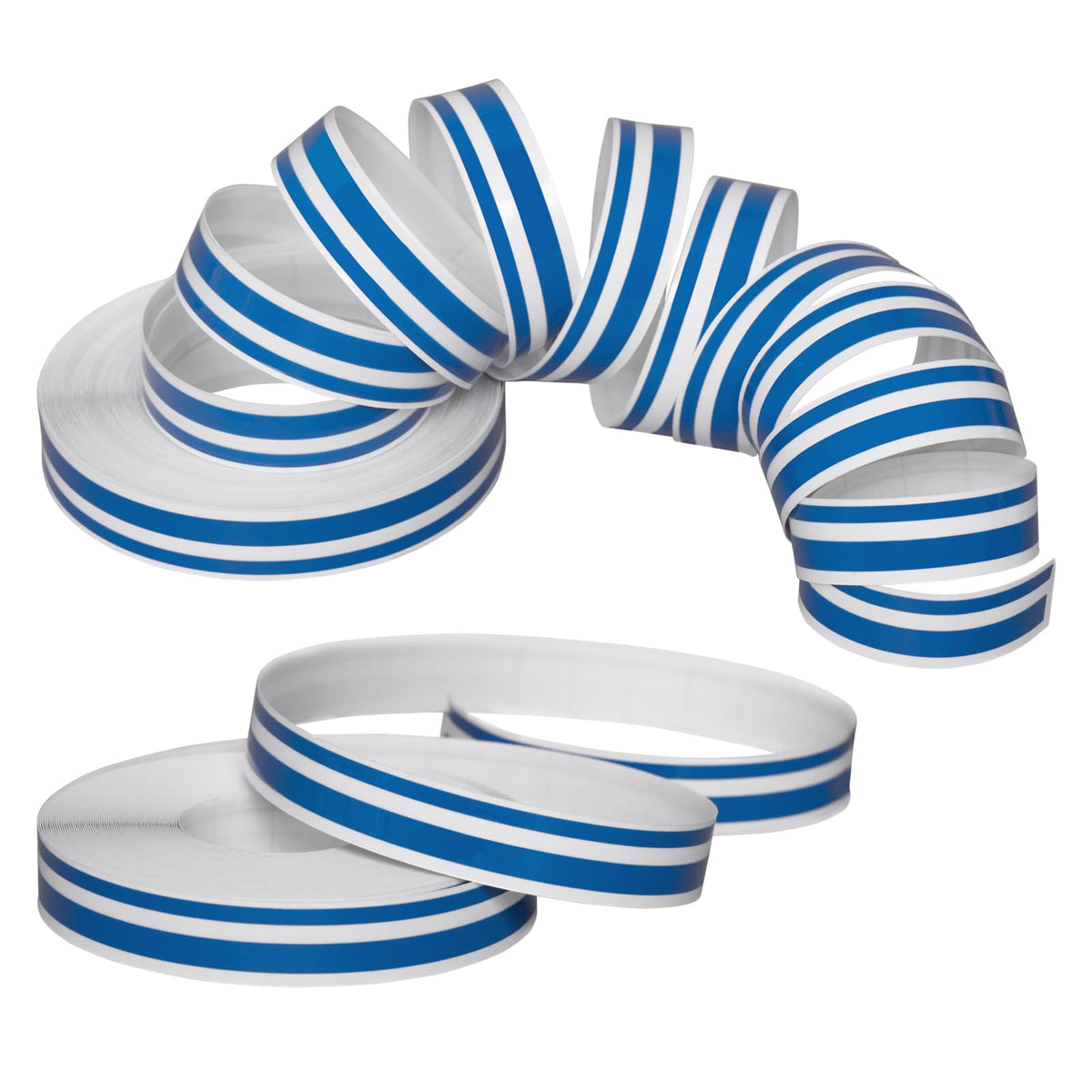 Spurtar 2 Rolls x 33Ft Car Pinstriping Tape Blue & 16.4ft/5M Car Interior Trim Strips Red