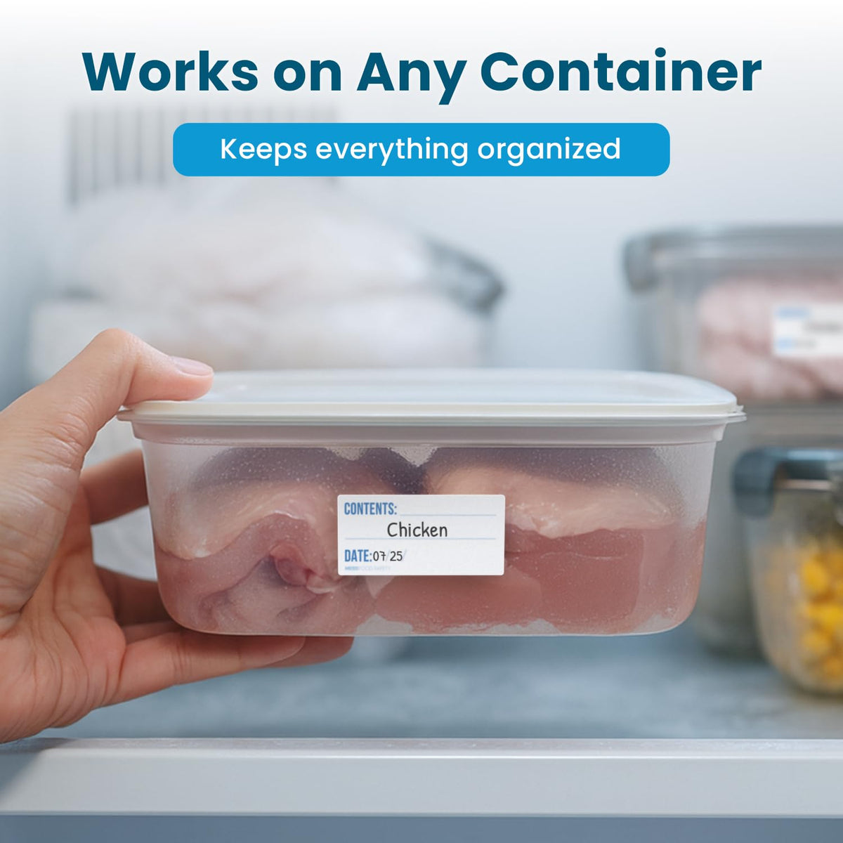 Kitchen Prep Bundle - 2x3 300/Roll - Blank 1x2 200/Roll - Freezer Labels