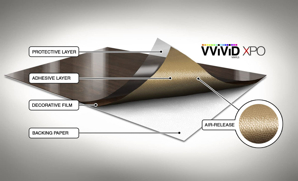 VViViD Gloss Dark Cedar Air-Release Vinyl Adhesive Tape Roll 4” x 25ft