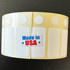ChromaLabel ChromaCryo industrial laboratory labels set with rectangle and circle cryogenic labels for research labs, 4000 per roll
