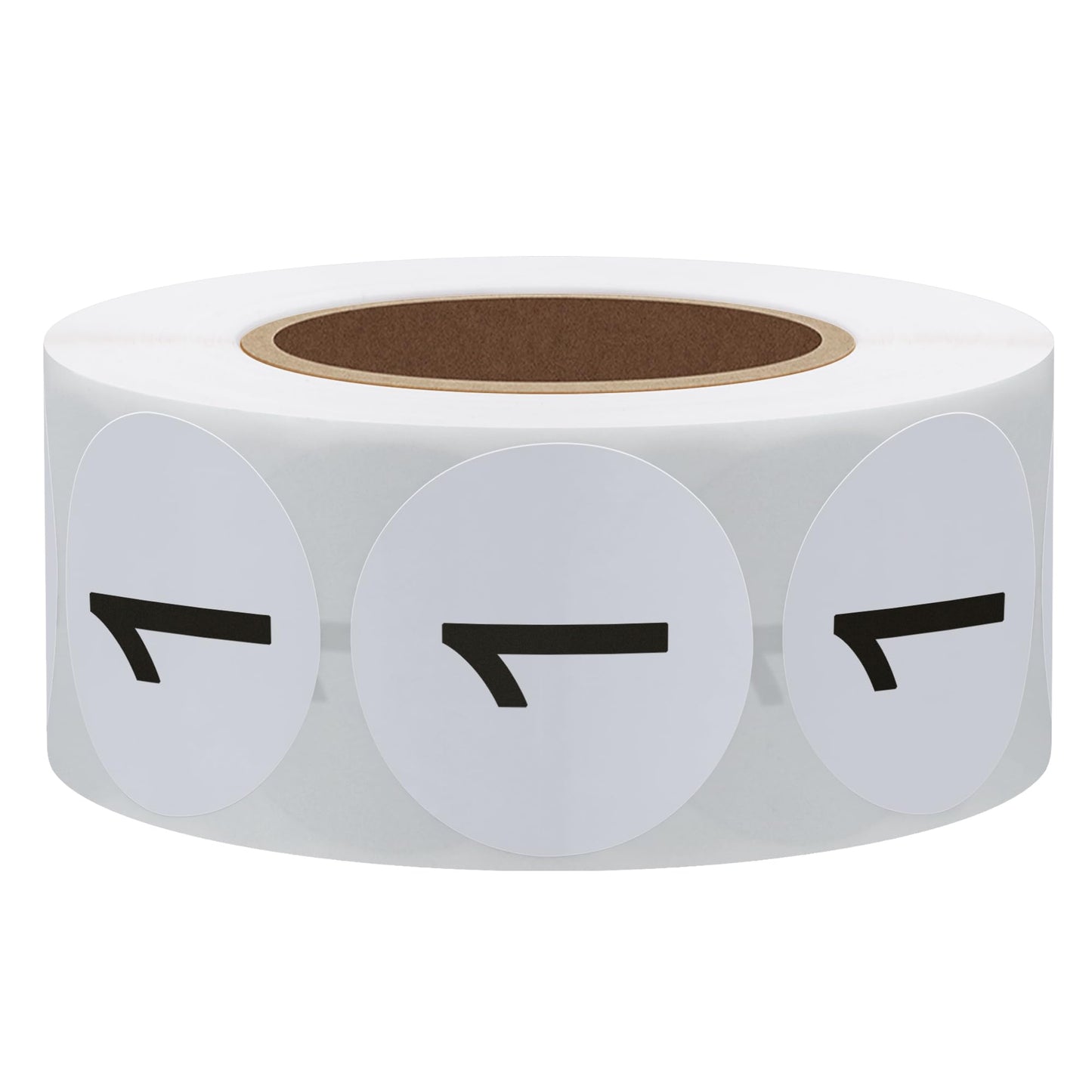 Hybsk Number Stickers 1-10 1" Inch Round Office Warehouse Organization Inventory Storage Labels - 500 per roll 5000 Total Stickers (Gloss Paper) Gloss Paper