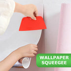 LOQJSS Wallpaper Smoothing Tool Kit with 15 tools including brushes, squeegees, and rollers for applying peel and stick wallpaper.