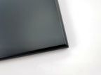 MDF Wooden Display Base Plaque, 12" x 8", Bevel Edge, Art Display Stand, Sculpture Stand, Jewelry Display Stand black