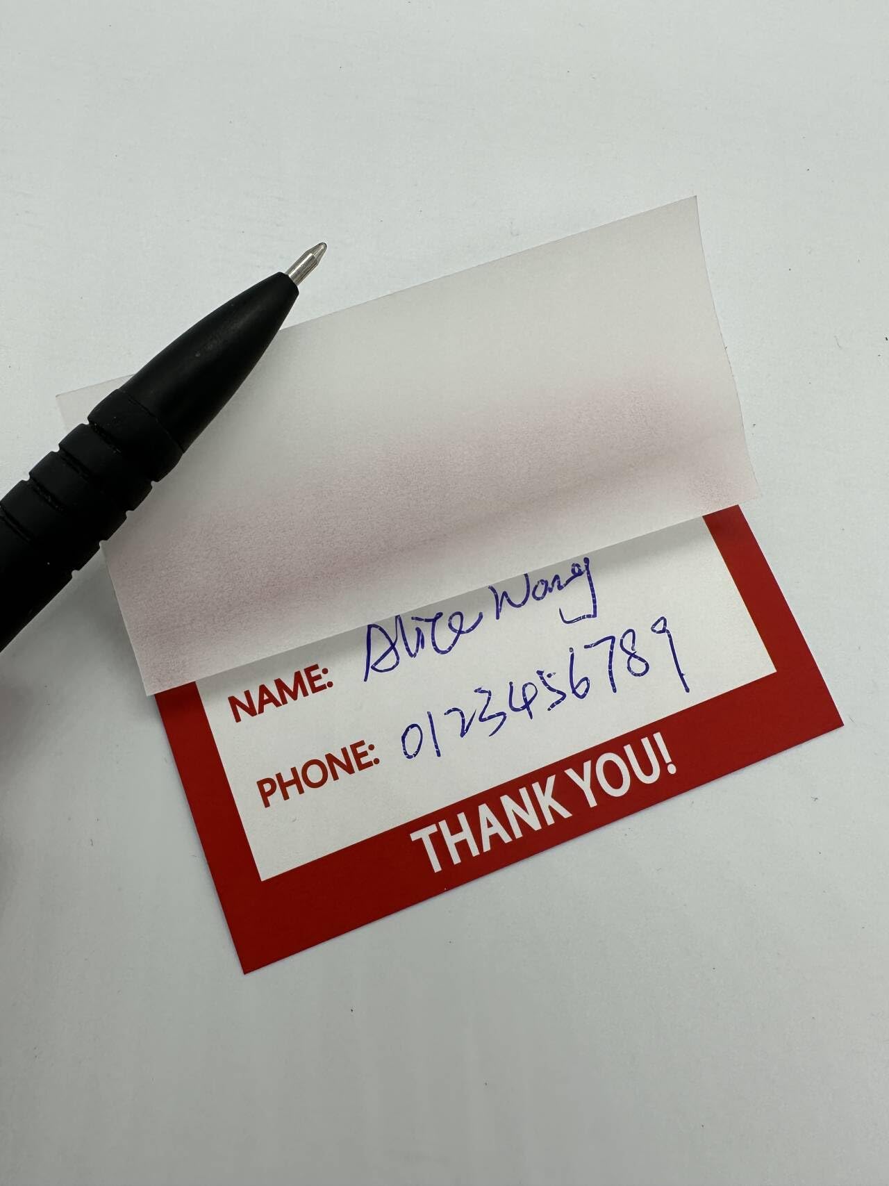 If Found Contact Info Sticker,2X3 Inch 10 Pcs Stickers