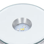 Rotating Display Stand, 360 Degree Light Colorful Crystal Base Cup Turner, Revolving Display Stand, 80 Seconds Per Lap, for Glass Art Gifts